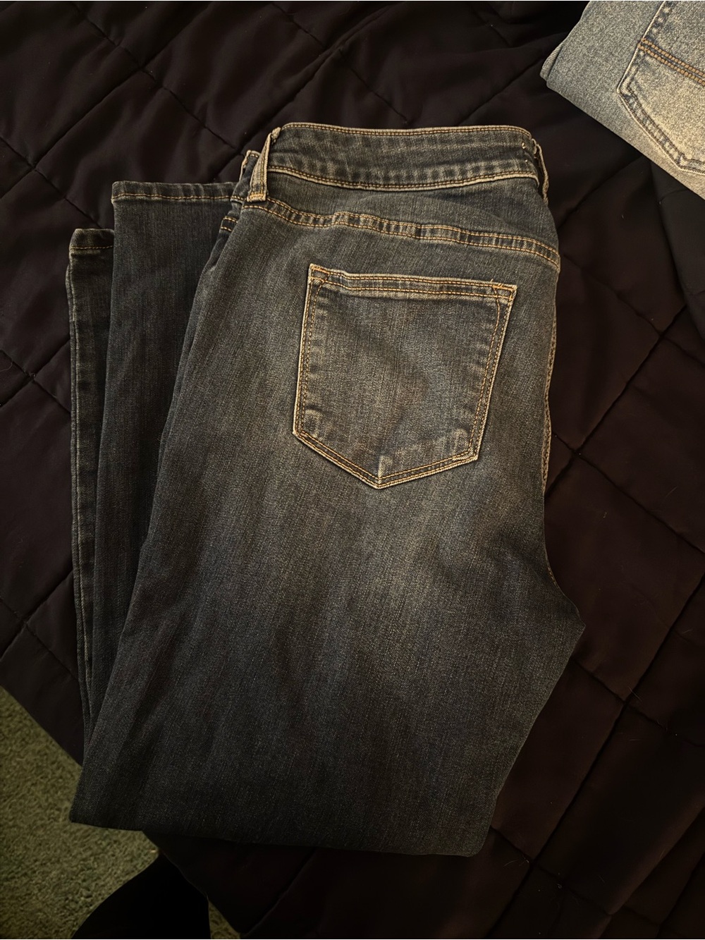 Sonoma Straight Leg Jeans in Dark Blue Wash